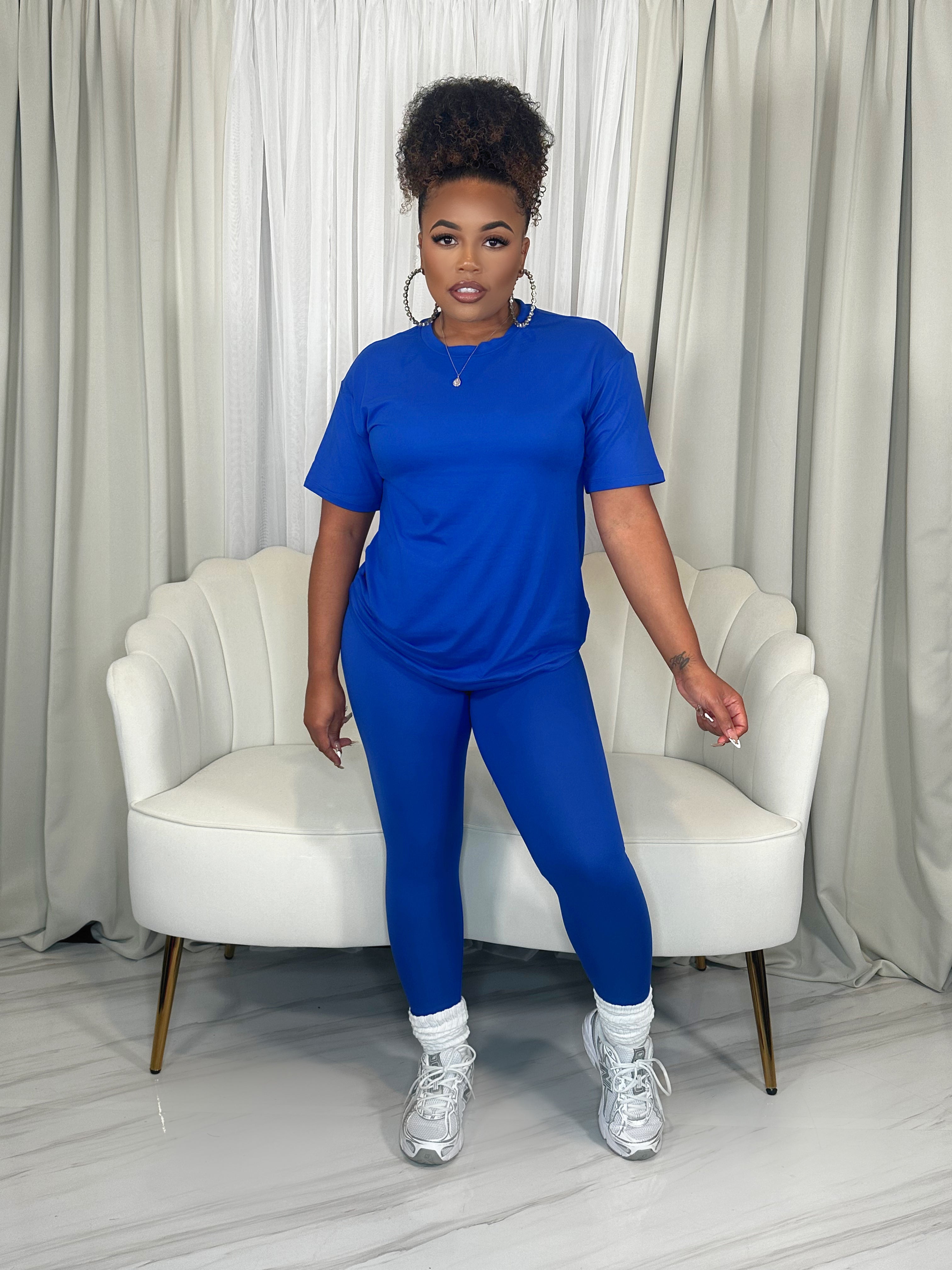 Short sleeve comfy lounge set for women