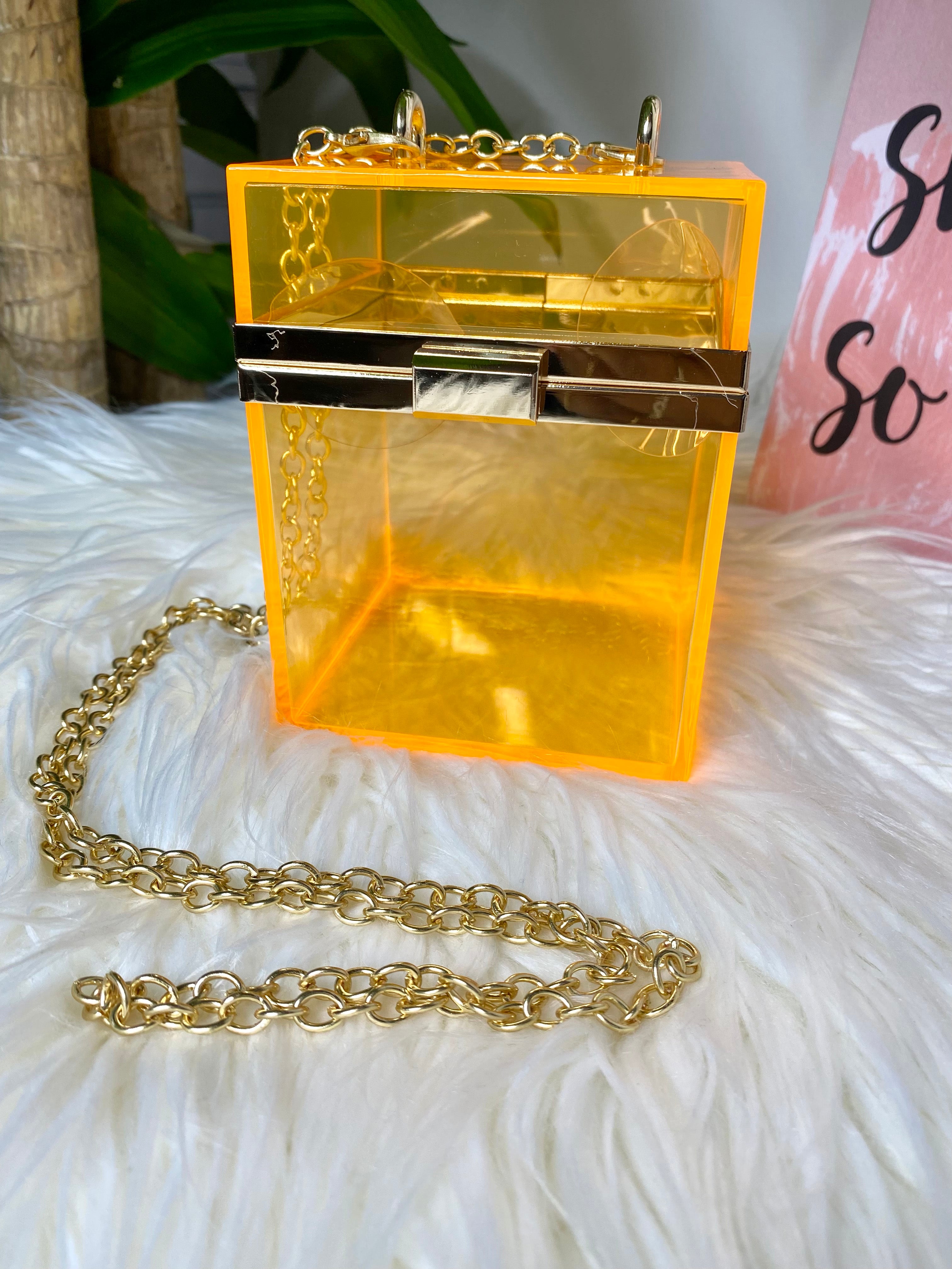 Acrylic Box Handbag - KASH Queen