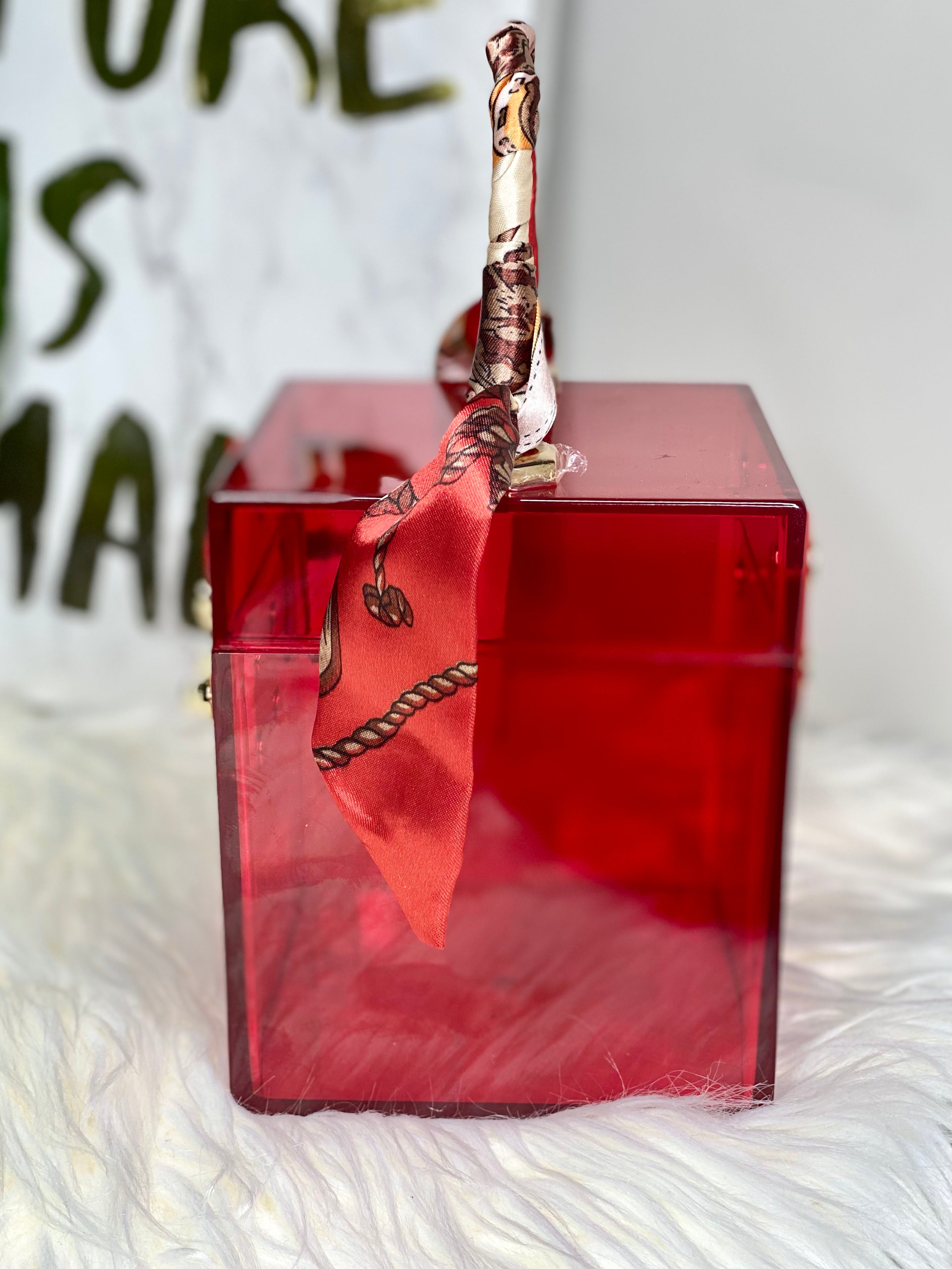 Acrylic Box Bag (Red) KASH Queen - Main Image