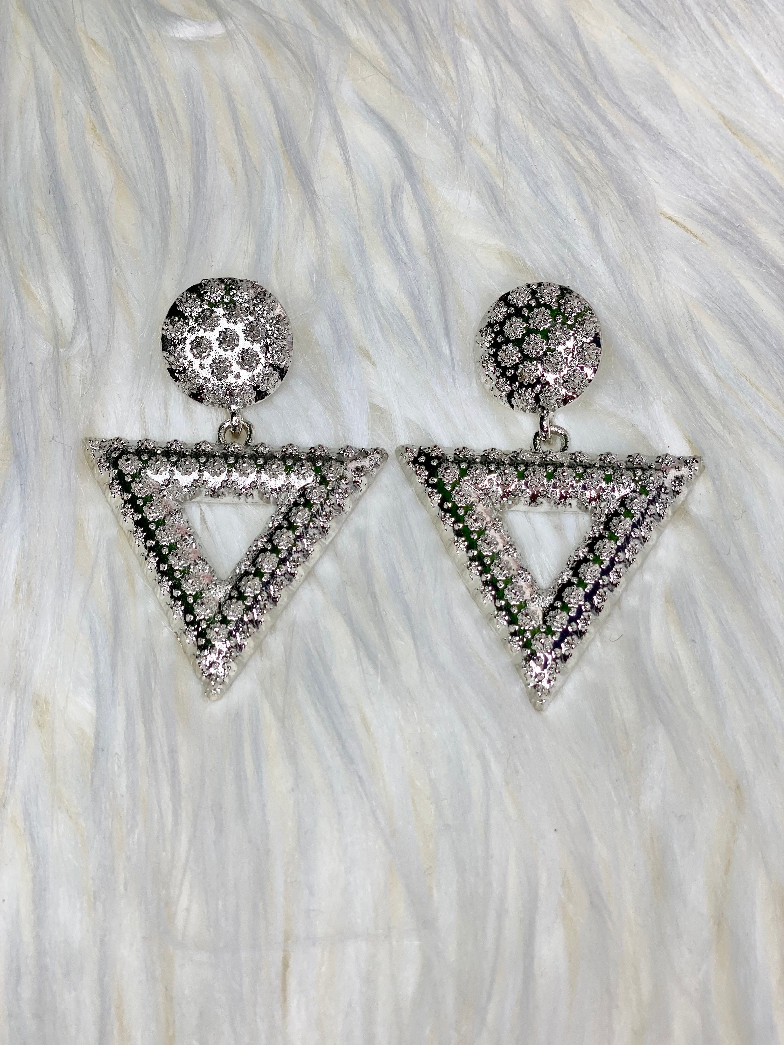 Triangle Drop Earrings - KASH Queen